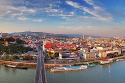 Blick von der neuen Brücke